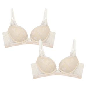 [Wonderbra] 플로럴 부스트 브라 1+1 아이보리 WBWBR4M45_2