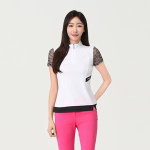 [엘르골프] 여성 소매반집업_6H45452