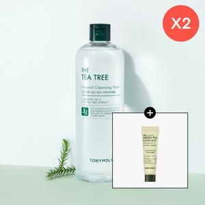 [2pack]더 티트리 노워시 클렌징워터 500ml(+클렌징폼 10ml)