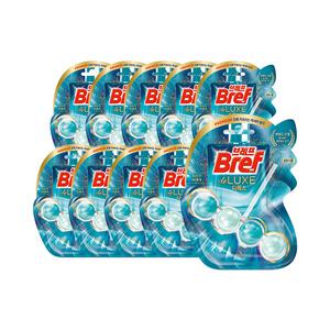 브레프 디럭스 걸이형 변기세정제 자스민 아쿠아 1입, 10개 (총 10개)