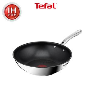 [테팔] 인덕션 티타늄 1X 스텐 심플리쉐프 볶음팬 28cm