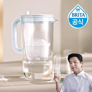 브리타 정수기 글라스 저그 2.5L + 기본필터 1입