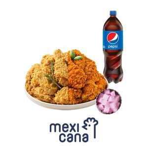 [멕시카나치킨] 후라이드반치토스반+콜라1.25L