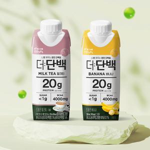 빙그레 더단백 드링크 250ml 18팩 + 18팩 (바나나/밀크티)
