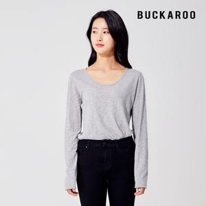 [버커루] 여성 26수 슬럽 베이직 티셔츠(B215TS650P)