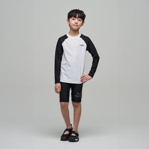 [내셔널지오그래픽 키즈]K242UWL640 5부 레깅스 CARBONBLACK