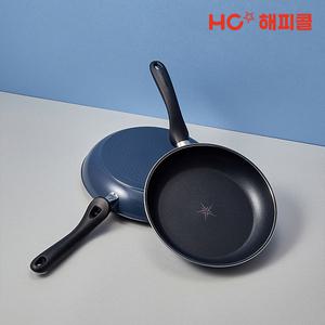 [본사직영] 해피콜 컴플리트 IH 인덕션 프라이팬 2종 세트 (24cm+28cm)