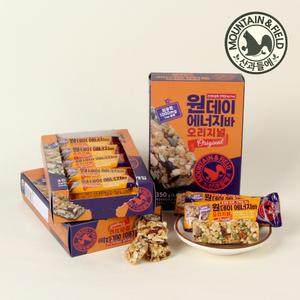 [산과들에] 원데이에너지바오리지널 10개세트 3박스 / 총30봉 단백질바 견과 견과류바