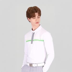 [엘르골프] 남성 가슴배색 폴로 티셔츠_6J15204