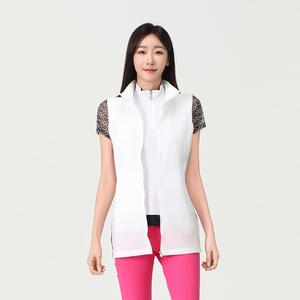 [엘르골프] 여성 세로 절개 포인트 우븐 조끼_6G41451