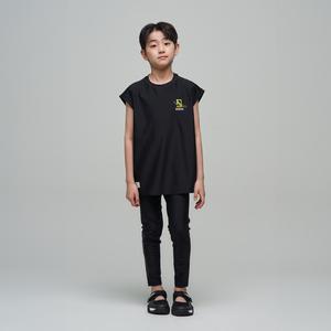 [내셔널지오그래픽 키즈]K242UWL630 롱 레깅스 CARBONBLACK