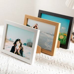 슬림 모던 액자 포토 프레임 깔끔 디자인 테이블 탁상용 사진 액자 (5x7인치)