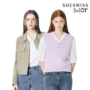 [리스트(LIST)] 코튼 레터링 스트라이프 티셔츠 (택가격: 138000원)