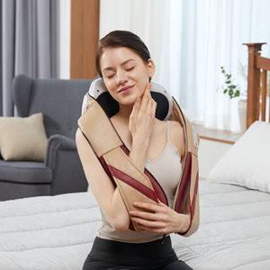 세븐라이너 유선 무선 목 어깨 승모 마사지기 안마기 휘도리