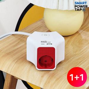 스마트파워탭 1+1 Y형 큐브 USB 고속 충전 3구 멀티탭 1.5m / 2.5m / Y탭 와이탭 C타입