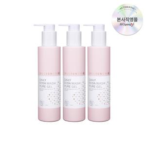 [쿠폰15%+5%] 질경이 여성청결제 데일리 에코아워시 퓨어젤 200ml 3개