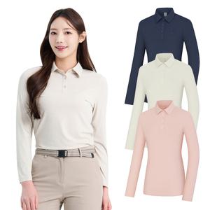 콜핑 여성 봄 하이쿨 등산 카라 긴팔 티셔츠 마아므(여) KWT4227W