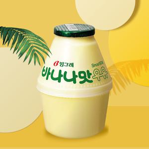 빙그레 단지우유 240ml 12개 바나나맛
