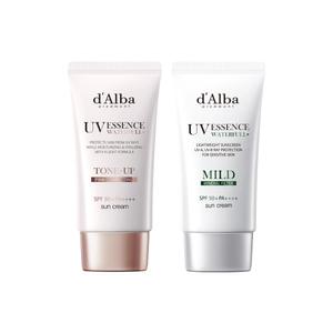 [달바][교차] 핑크 톤업 선크림 50ml+마일드 선크림 50ml