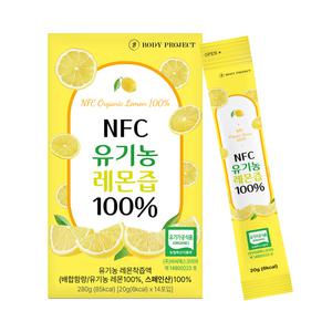 바디프로젝트 NFC 유기농 레몬즙 100% 14포 x 3박스 (총 42포)