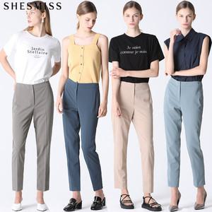 [쉬즈미스(SHESMISS)] 베이직 슬림 스트레이트 팬츠 (택가격 138000원)