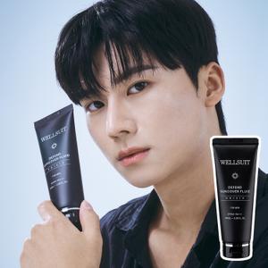 남성 톤업선크림 웰수트 디펜드 썬커버플루이드 오리진 100ml UV차단 피부보호 자연스