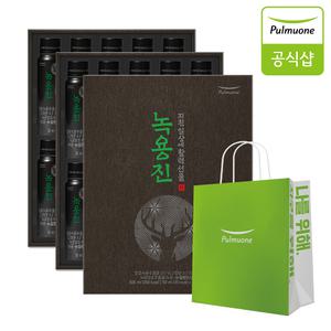 풀무원 녹용진선물세트 2박스 선물세트+쇼핑백/유산균 발효 녹용 부모님 활력 상견례