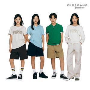 [지오다노주니어] 여름 신상 출시! 반팔티/반바지/윈드브레이커 ~84%OFF
