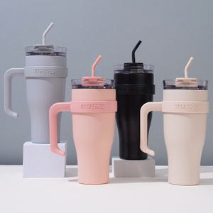 디지지 스텐 진공 대용량 메가 텀블러 1L 외 파스텔 보온 보냉 텀블러