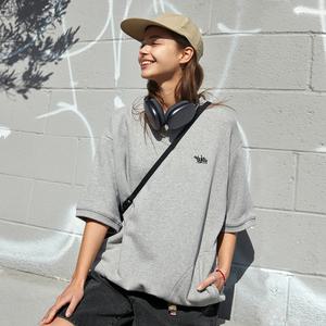 플루크 슬램로고 스트링 하프 스웨트셔츠 FST354 / 4color