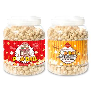 팝볼 카무트 브랜드밀 파로 무설탕 간식 저당 뻥과자 180g 360g