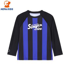 NEPA KIDS 네파키즈 공용 래시가드 패턴 포인트 티셔츠 KKD3015