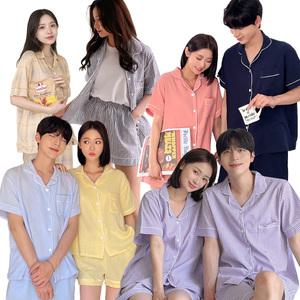 어나더디 남여 커플 긴팔 반팔 파자마 홈웨어 실내복 데일리 잠옷 세트 모음