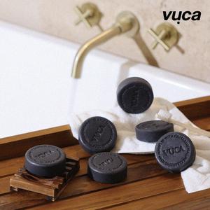 [VU.CA] 클래식 어성초 블랙 차콜 비누 100g 10개입( 자몽향/레몬버베나향)