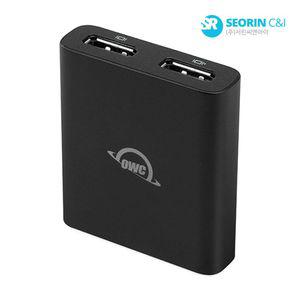 [서린공식] OWC Type C to 듀얼 DisplayPort 어댑터 서린 썬더볼트4 DP 1.4 8K30Hz 4K