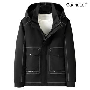 남성자켓 GuangLei 바람막이 워크자켓 초경량 봄 가을 캐주얼 스타일