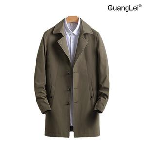 남성바람막이 GuangLei 중장점 트렌치코트 봄가을 캐주얼 재킷