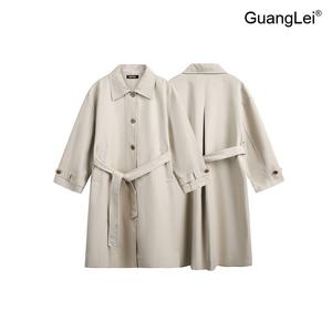 GuangLei 남성 바람막이 자켓 봄 가을 간절기 코트 스타일 캐주얼 재킷