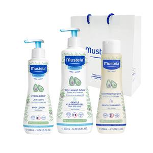 무스텔라 베스트 세트 (로션 300ml+클렌징젤 500ml+샴푸 200ml)