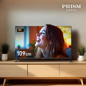 [25년형] 프리즘 CP43G5 109cm 국내최초 구글5.0 스마트 4K UHD TV DLG120Hz 프리핫키