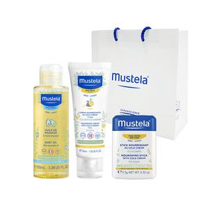 무스텔라 고보습 세트 (오일 100ml+너리싱 크림 40ml+스틱 9.2g)