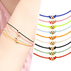 [골드피아] 14K 3mm 골든볼 실 팔찌 1개