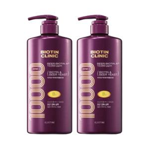 엘라스틴 비오틴클리닉 맥주효모 샴푸 1000ml, 2개
