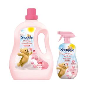 스너글 초고농축 섬유유연제 햇빛건조 멜로우 선샤인, 1.8L, 1개 + 섬유탈취제 멜로우