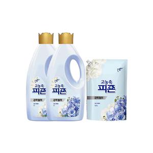 고농축 피죤 오리지널 오션후레쉬 2L, 2개 + 오리지널  리필  1.6L, 1개