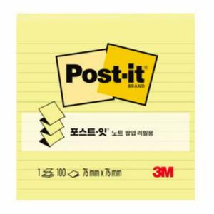 팝업 리필용 포스트잇 정사각 노트 점착 메모지 100매입 1p