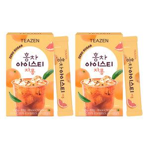 [소비기한 임박] 티젠 홍차 아이스티 자몽, 10스틱, 2개