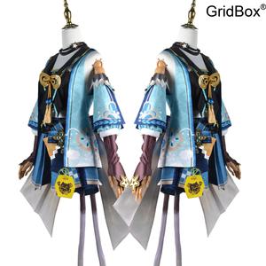 GirdBox 원신 이나즈마 키라라 코스튬 여성용 코스프레의상 할로윈코스튬 애니메이션게