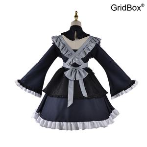 GirdBox 코스프레의상 성인용 할로윈코스튬 메이드복 세트