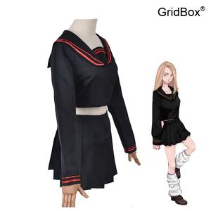 도쿄리벤저스 GirdBox 시바유즈하 여성 코스프레 의상 할로윈코스튬 공연용